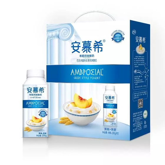 跑的安慕希亮剑2017,首款颗粒型常温酸奶新品